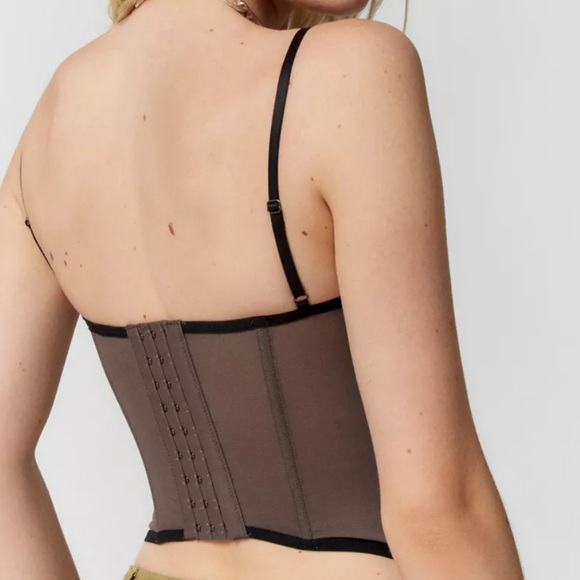Urban Outfitters S Out From Under Modern Love Corset Lace Underwire Mesh - Picture 3 of 7